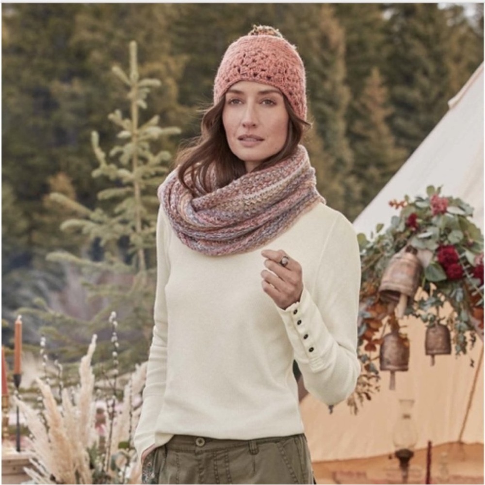 Sundance Button Cuff White Thermal Tee Long Sleeve